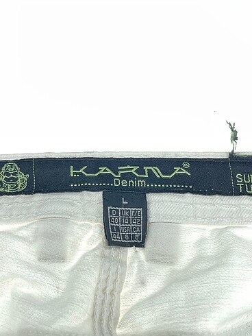 l Beden beyaz Renk PreLoved Jean / Kot %70 İndirimli.