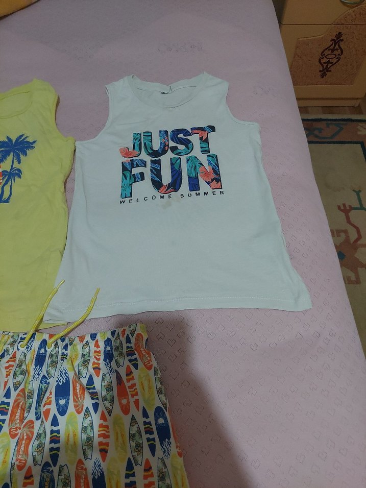 Renkli Baskılı Erkek Çocuk Mayo Takımı - Görsel 3