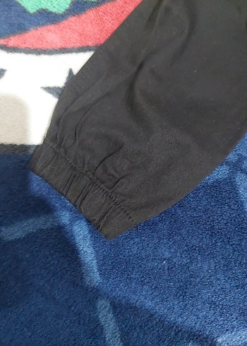 Siyah Erkek Çocuk Yumuşak Kumaş Kot Pantol - Görsel 6