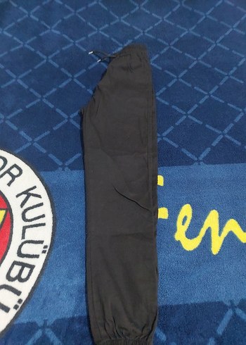 Siyah Erkek Çocuk Yumuşak Kumaş Kot Pantol - Görsel 4