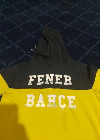 Sarı Kapüşonlu Erkek Sweatshirt feneryum orijinal - Görsel 3