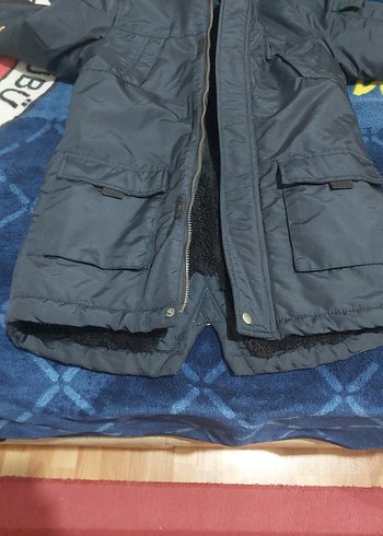 Erkek Çocuk lacivert Fermuarlı Street Wear Mont - Görsel 5