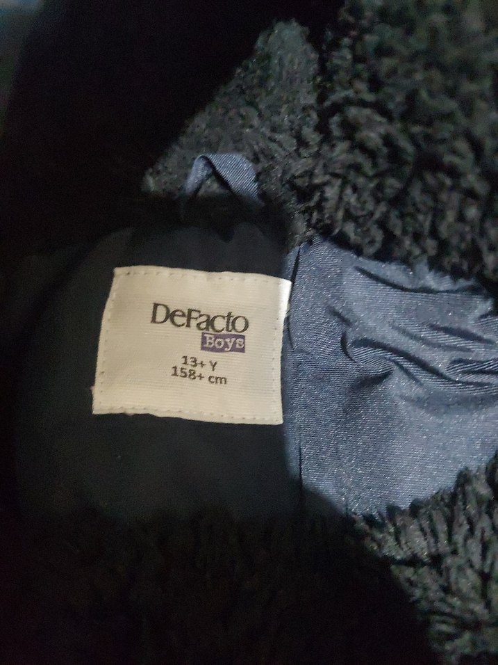 Erkek Çocuk lacivert Fermuarlı Street Wear Mont - Görsel 4