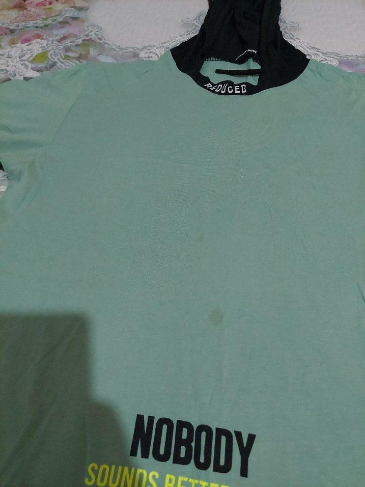 Kapüşonlu, Yeşil tişört - Görsel 4