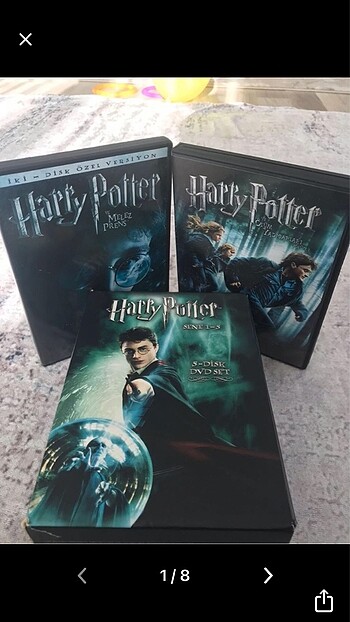 Harry potter orj dvd set