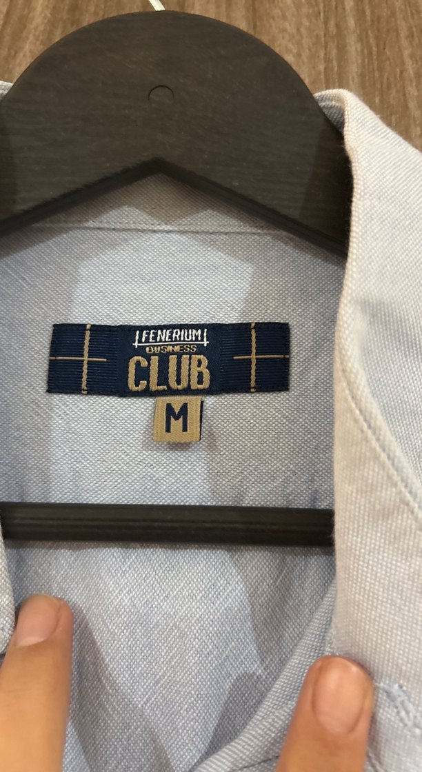 Gri Düğmeli Erkek Keten Gömlek - Görsel 3