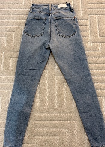 Dar Kesim Kadın Kot Pantolon - Görsel 7