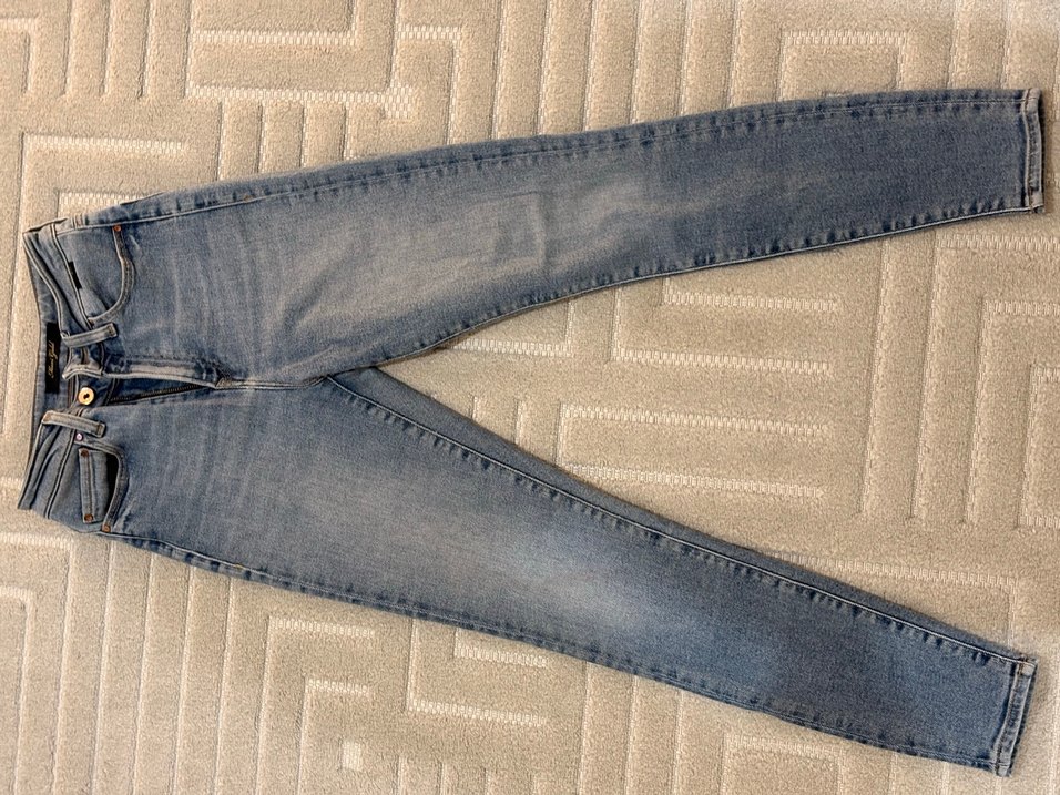 Dar Kesim Kadın Kot Pantolon - Görsel 5