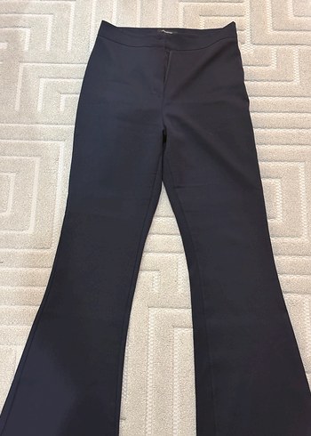 Kadın Lacivert Kumaş Pantolon - Görsel 2