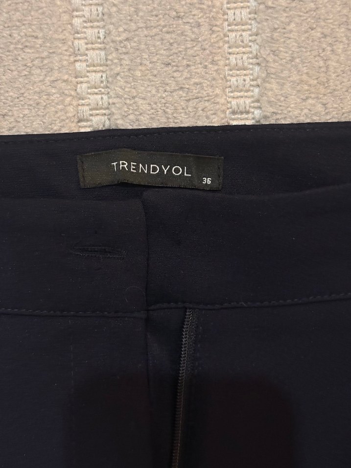 Kadın Lacivert Kumaş Pantolon - Görsel 4