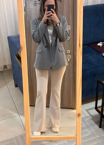 Tayt görünümlü pantolon - Görsel 3