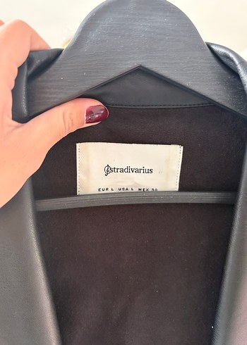 Siyah Rugan Deri Kadın Blazer Ceket - Görsel 8