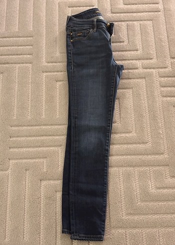 Gri Dar Kesim Boy Kadın Kot Pantolon - Görsel 10