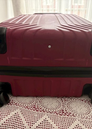 Bordo büyük  Bavul / valiz - Görsel 6