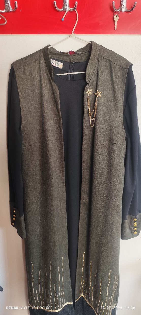 yelekli elbise abiye günlük kullanıma uygun - Görsel 3