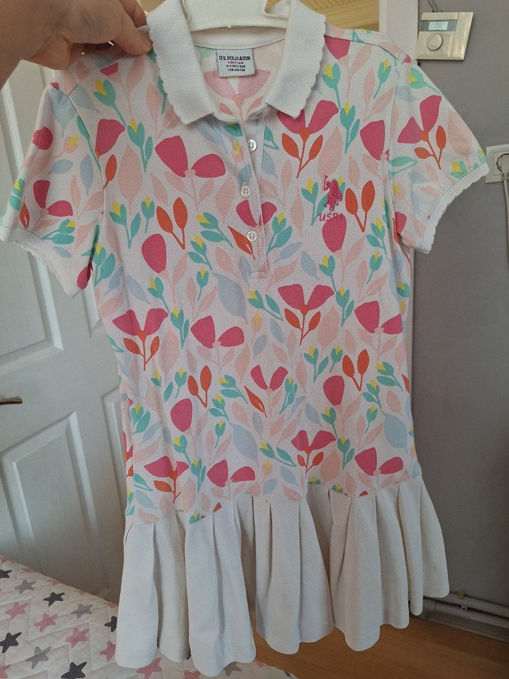 Kız Çocuk Polo yazlık elbise - Görsel 4