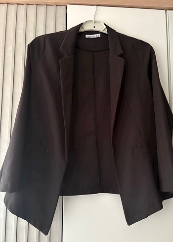 Zara Sikligin Simgesi Siyah Oversize Blazer Ceket