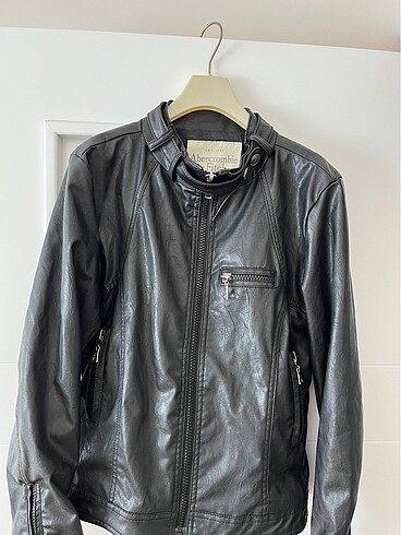 Ambercrombie&fitch marka deri ceket