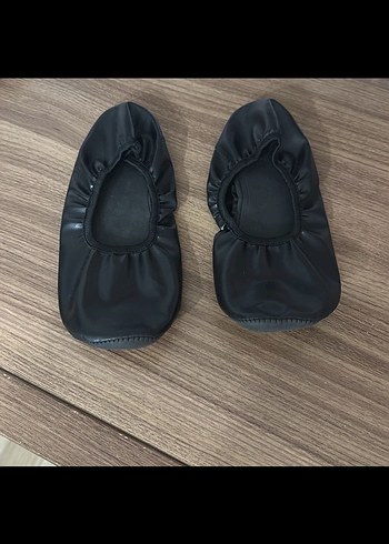 Kız Çocuk Siyah Basic Babet bale 31 numara - Görsel 3