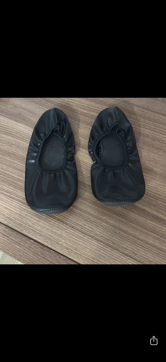 Kız Çocuk Siyah Basic Babet bale 31 numara - Görsel 3