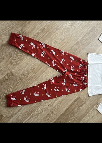 Kız Çocuk Uzun Kollu Pamuklu Pijama Takımı - Görsel 4