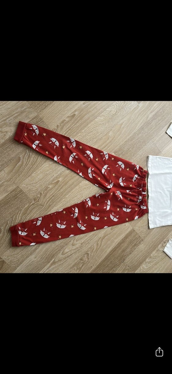 Kız Çocuk Uzun Kollu Pamuklu Pijama Takımı - Görsel 4