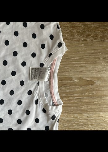 Kız Çocuk Beyaz Puantiyeli Uzun Kollu Bluz - Görsel 5