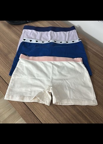 Çocuk Beyaz Boxer Külot Seti - Görsel 2