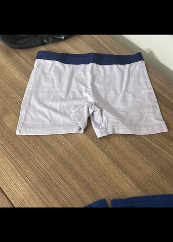 Çocuk Beyaz Boxer Külot Seti - Görsel 5