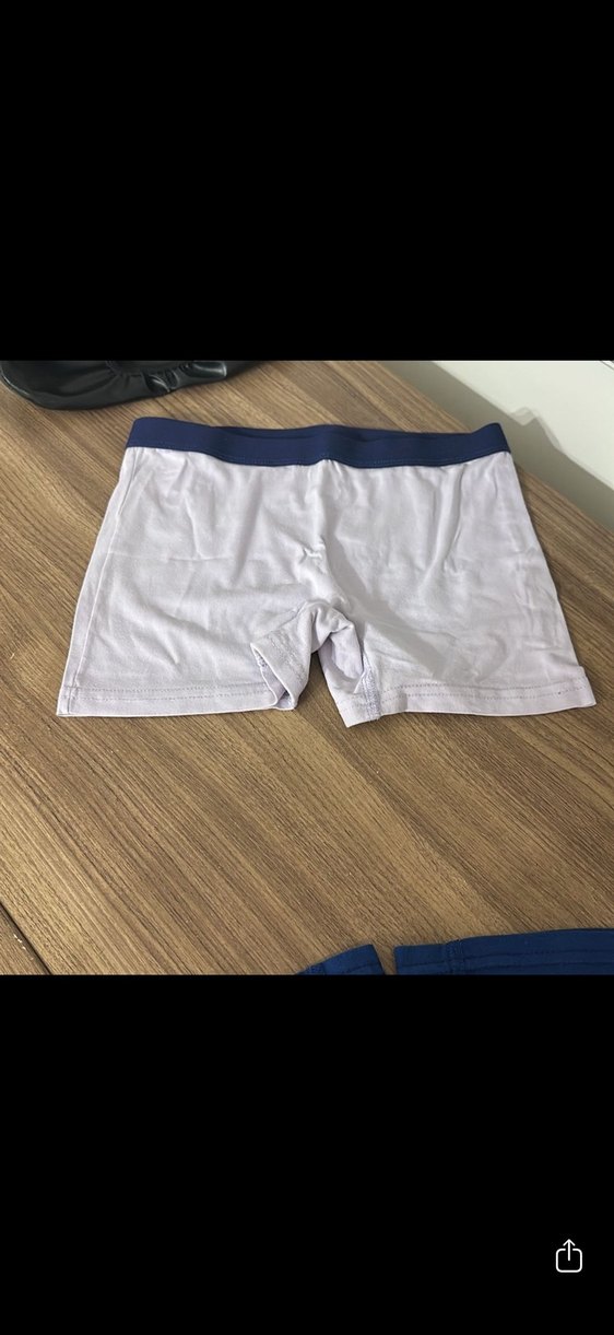 Çocuk Beyaz Boxer Külot Seti - Görsel 5