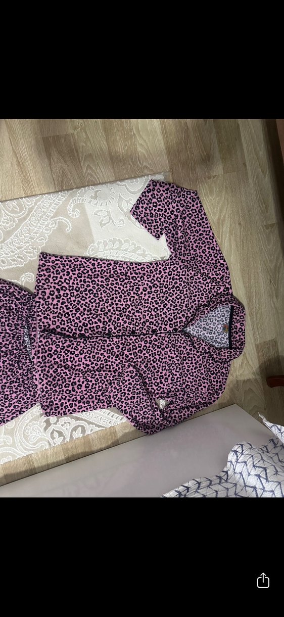 Kadın Mor Yılan Desenli Rahat Pijama Takımı - Görsel 3