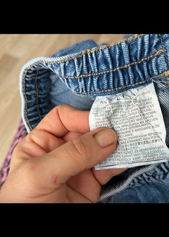 Kadın Gri Bol Kesim Midi Kot Pantolon - Görsel 6