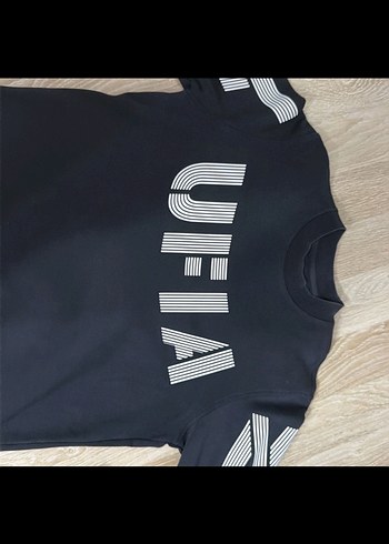 Siyah Erkek lufian Orjinal Baskılı Sweatshirt - Görsel 3