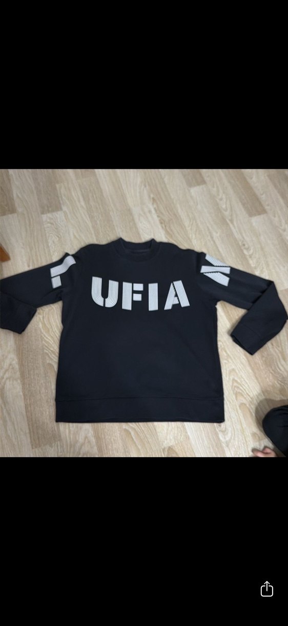 Siyah Erkek lufian Orjinal Baskılı Sweatshirt - Görsel 2