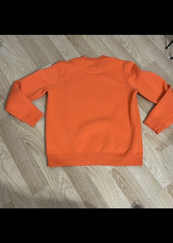 Turuncu Baskılı Erkek Sweatshirt - Görsel 5