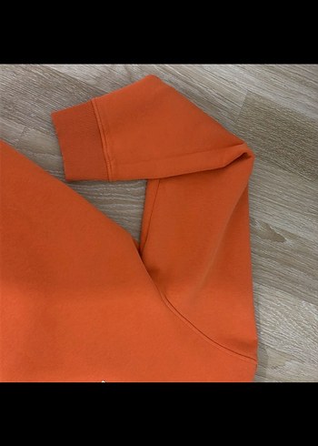 Turuncu Baskılı Erkek Sweatshirt - Görsel 4