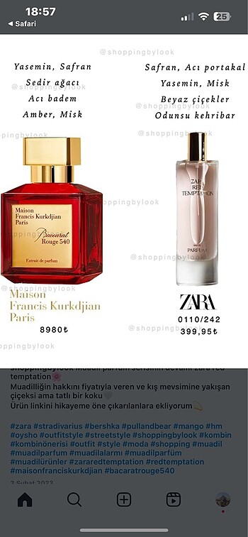 Beden Zara parfüm