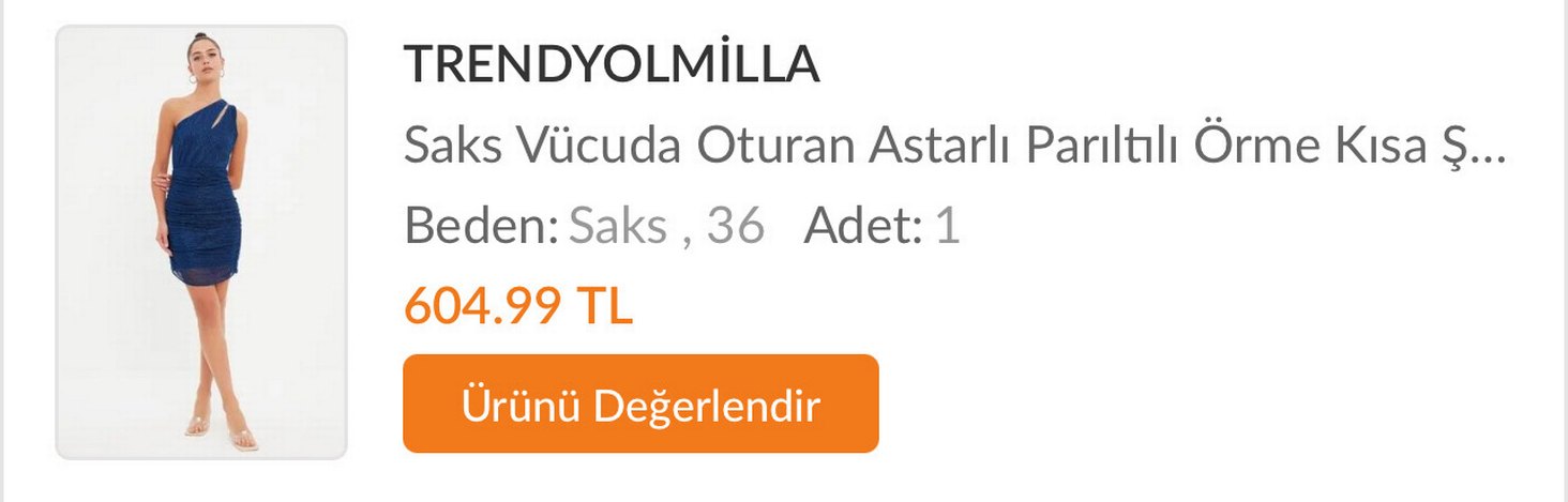 Parlak Lacivert Drapeli Elbise - Görsel 3