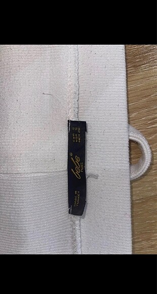 Cep Detaylı Beyaz Eşofman Altı - Görsel 5