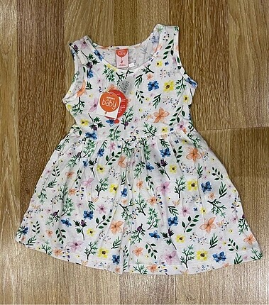 9-12 Aylık Yazlık Bebek Elbise - Görsel 2