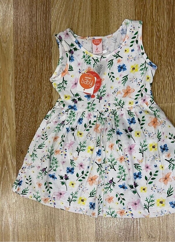 9-12 Aylık Yazlık Bebek Elbise - Görsel 2