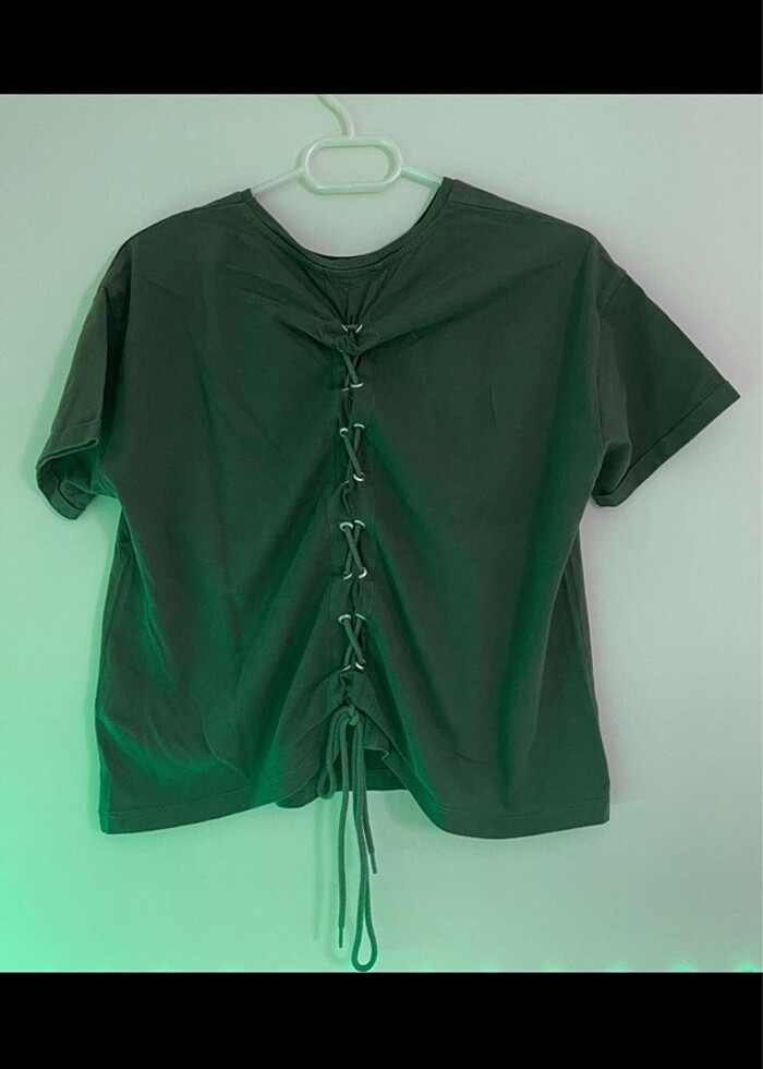 Defacto sırt detaylı kısa kollu tshirt - Görsel 2