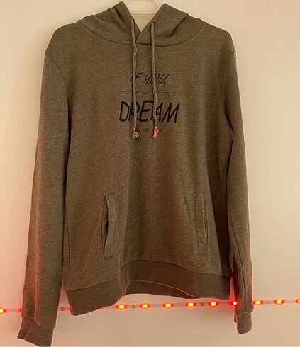m Beden haki Renk Colins Kapişonlu Sweatshirt