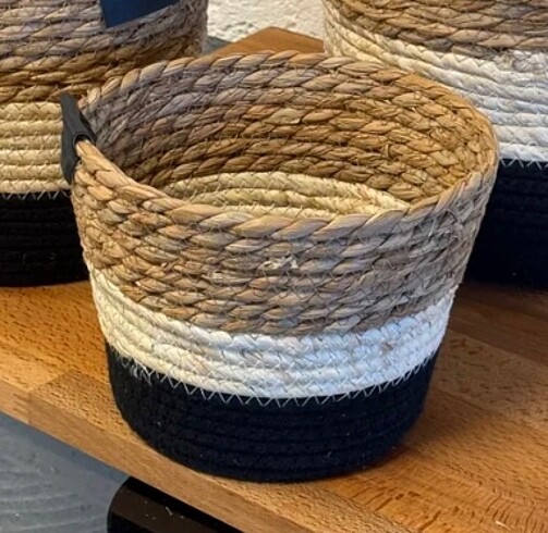 Zara Home 3 lü hasır sepet