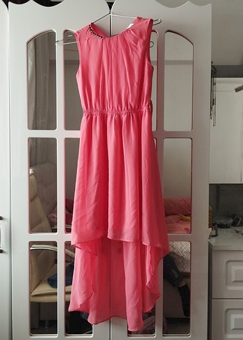 Diğer Düğmeli Pembe Saten Hamile Bluzu