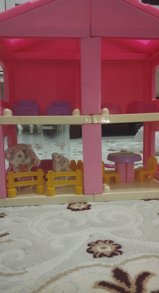 Renkli Pembe Eğitim Oyuncağı niloya evi - Görsel 2