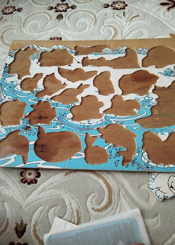 Çocuklar için renkli hayvan yapbozu - Görsel 2