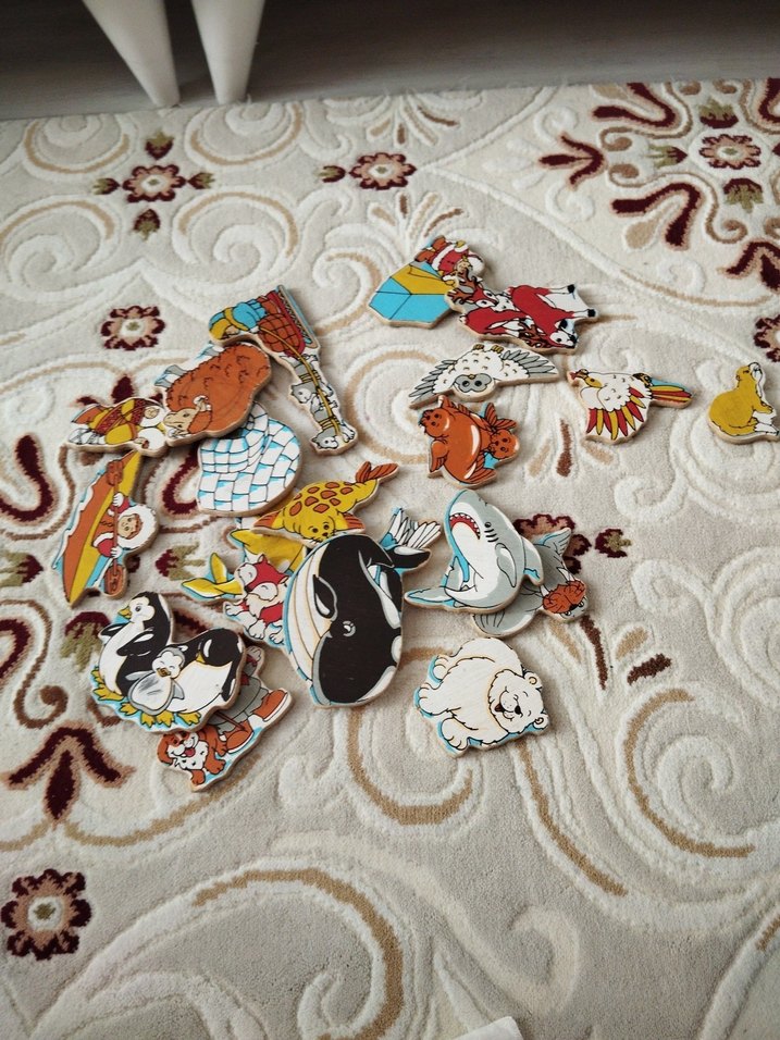 Çocuklar için renkli hayvan yapbozu - Görsel 4