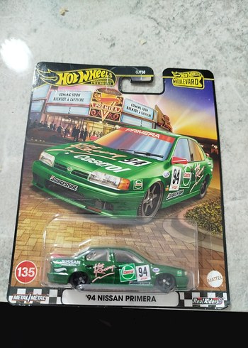 Yeşil '94 Nissan Primera Oyuncak Araba - Görsel 2