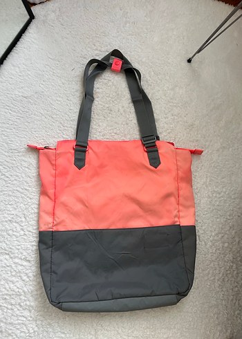 Fermuarlı Pembe Gri Kadın Spor Çanta 
Adidas Marka - Görsel 3